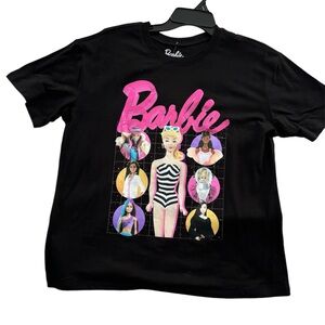 Barbie Tee Shirt Size XL Black with Fabulous Design Colorful Detailed Fun